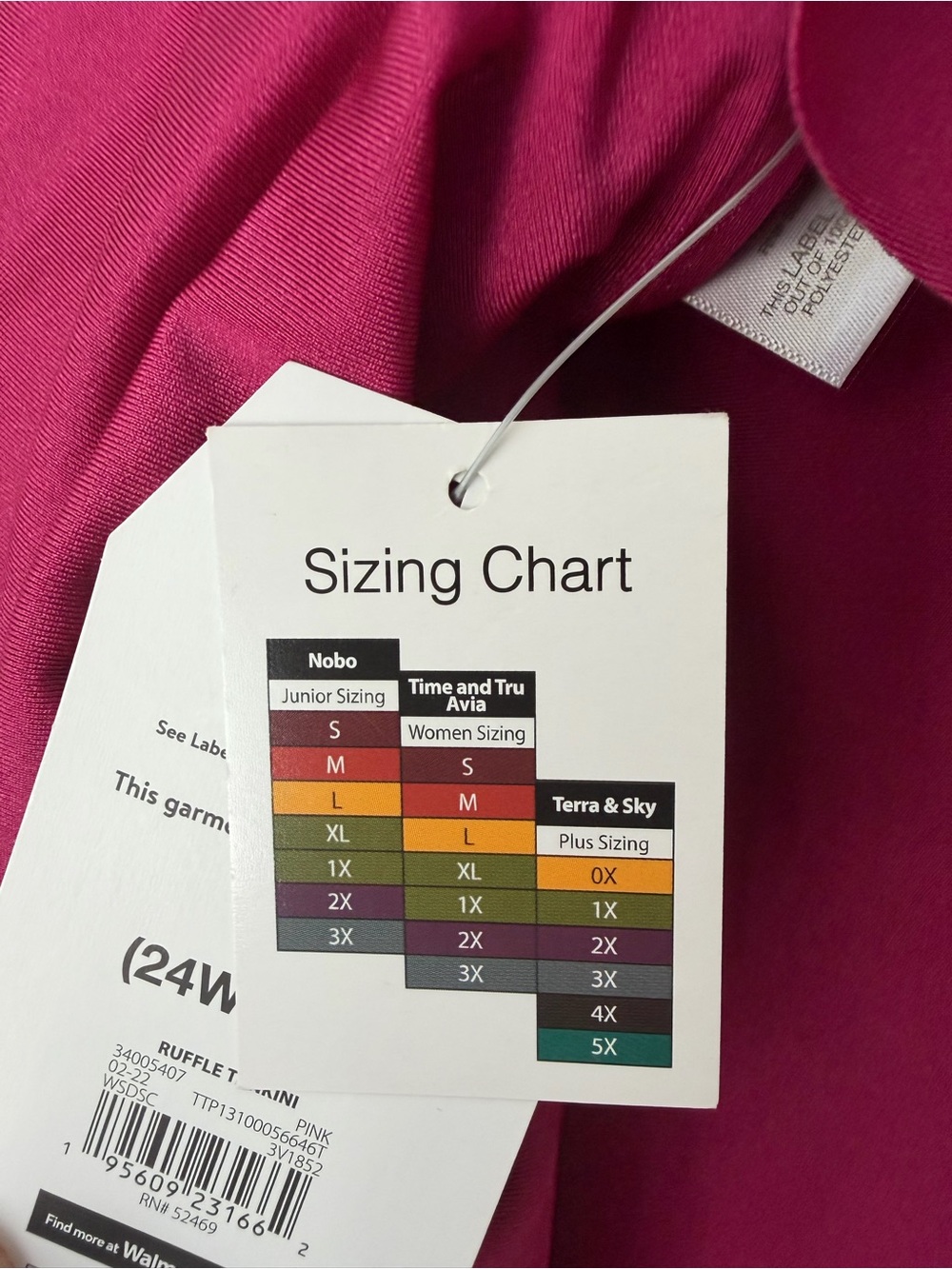 NWT Time and Tru Tankini Top - Picture 4 of 4